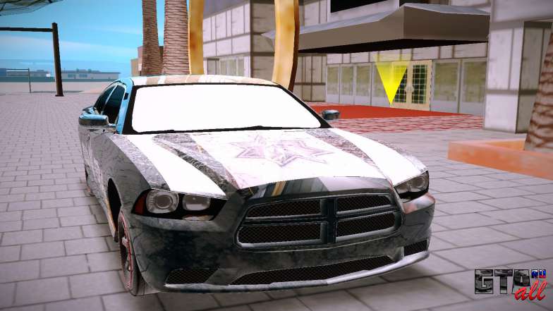 Dodge Charger SRT8 для GTA San Andreas - вид спереди