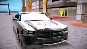 Dodge Charger SRT8 для GTA San Andreas - вид спереди