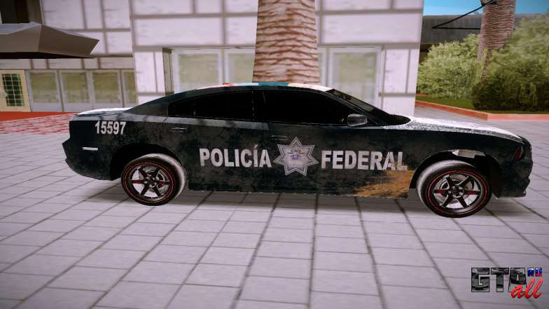 Dodge Charger SRT8 для GTA San Andreas - вид сбоку