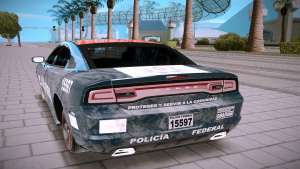 Dodge Charger SRT8 для GTA San Andreas - вид сзади