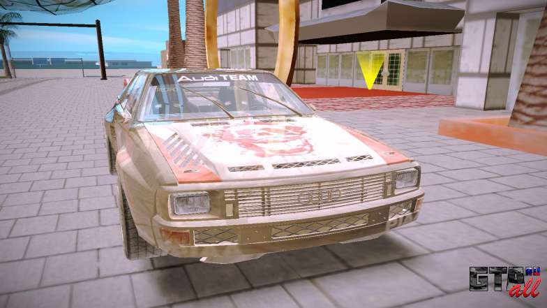 Audi Quattro для GTA San Andreas - вид спереди