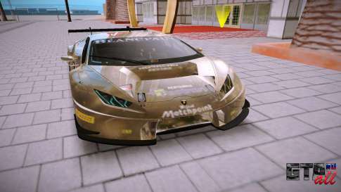 Lamborghini Huracan GT3 для GTA San Andreas - вид спереди