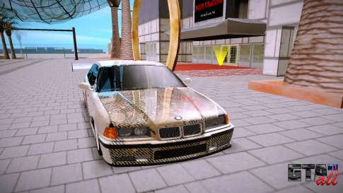 BMW M3 E36 для GTA San Andreas - вид спереди