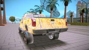 Ford F150 для GTA San Andreas - вид сзади