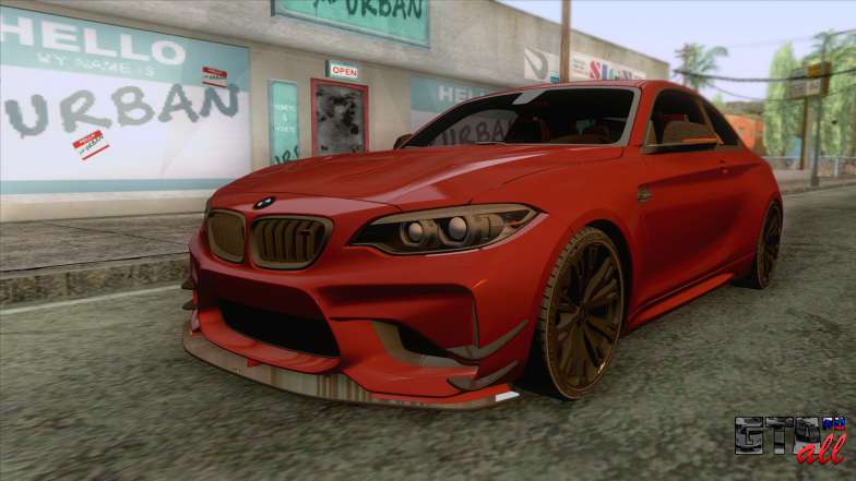 BMW M2 Coupe для GTA San Andreas - вид спереди