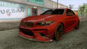 BMW M2 Coupe для GTA San Andreas - вид спереди