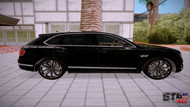 Bentley Bentayga для GTA San Andreas - вид сбоку