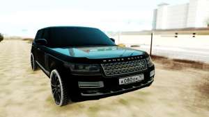 Land Rover Range Rover SVA  для GTA San Andreas - вид спереди