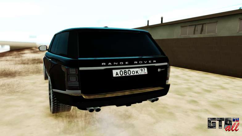 Land Rover Range Rover SVA для GTA San Andreas - вид сзади