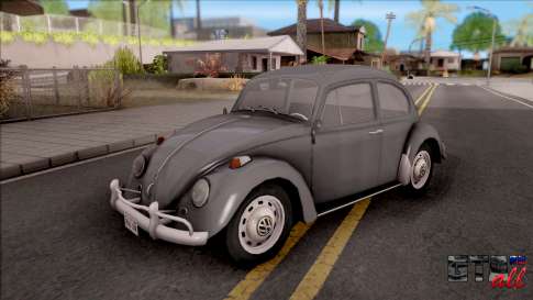 Volkswagen Beetle 1969 для GTA San Andreas - вид спереди