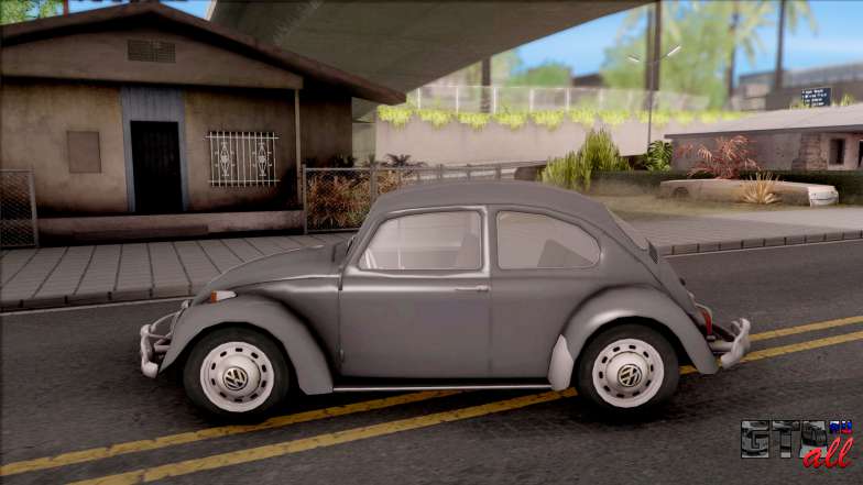 Volkswagen Beetle 1969 для GTA San Andreas - вид сбоку