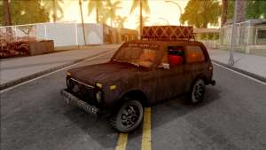 Lada Niva 1971 Black Edition 3.0 для GTA San Andreas - вид спереди