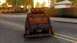 Lada Niva 1971 Black Edition 3.0 для GTA San Andreas - вид сзади