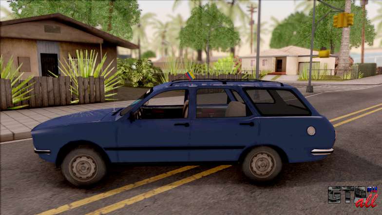 Renault 12 для GTA San Andreas - вид сбоку