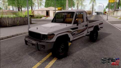 Toyota Land Cruiser J79 для GTA San Andreas - вид спереди