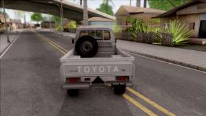 Toyota Land Cruiser J79 для GTA San Andreas - вид сзади