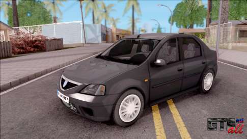 Dacia Logan Prestige 1.6 16v для GTA San Andreas - вид спереди