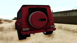 Mercedes-Benz G65 для GTA San Andreas - вид сзади