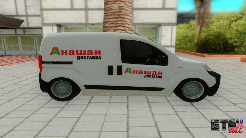 Fiat Fiorino для GTA San Andreas - вид сбоку