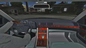 Mercedes-Benz S600 для GTA San Andreas - вид изнутри