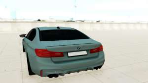 BMW M5 F90 для GTA San Andreas - вид сзади