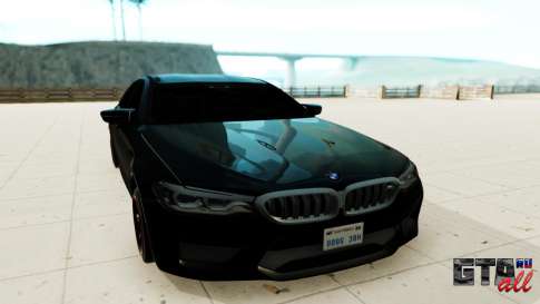 BMW M5 F90 для GTA San Andreas - вид спереди