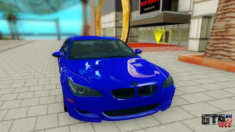 BMW M5 E60 для GTA San Andreas - вид спереди