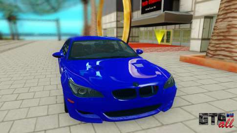 BMW M5 E60 для GTA San Andreas - вид спереди