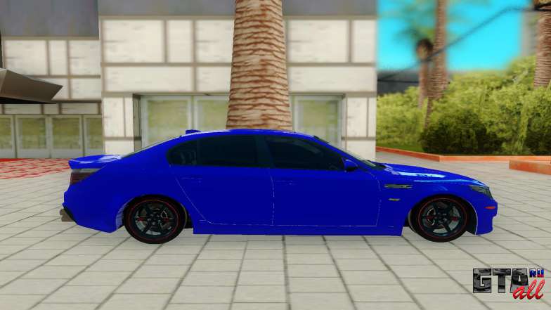 BMW M5 E60 для GTA San Andreas - вид сбоку