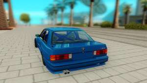 BMW M3 E30 для GTA San Andreas - вид сзади