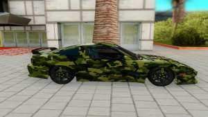 Nissan 180SX для GTA San Andreas - вид сбоку