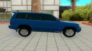 Toyota Land Cruiser 200 для GTA San Andreas - вид сбоку