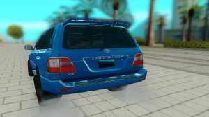 Toyota Land Cruiser 200 для GTA San Andreas - вид сзади