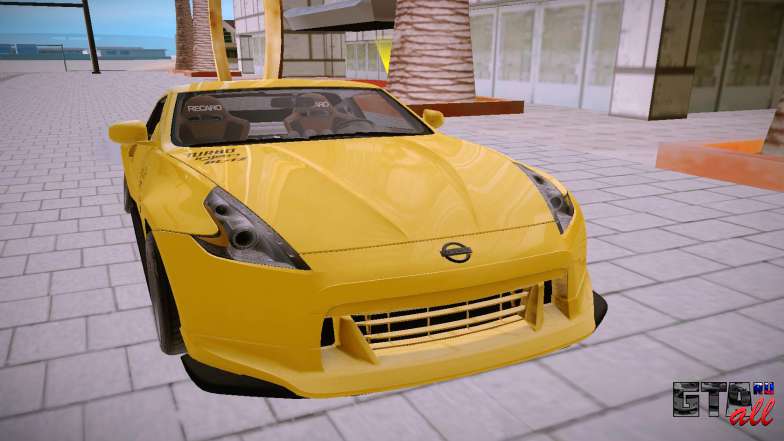 Nissan 370Z для GTA San Andreas - вид спереди