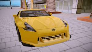 Nissan 370Z для GTA San Andreas - вид спереди