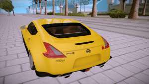 Nissan 370Z для GTA San Andreas - вид сзади