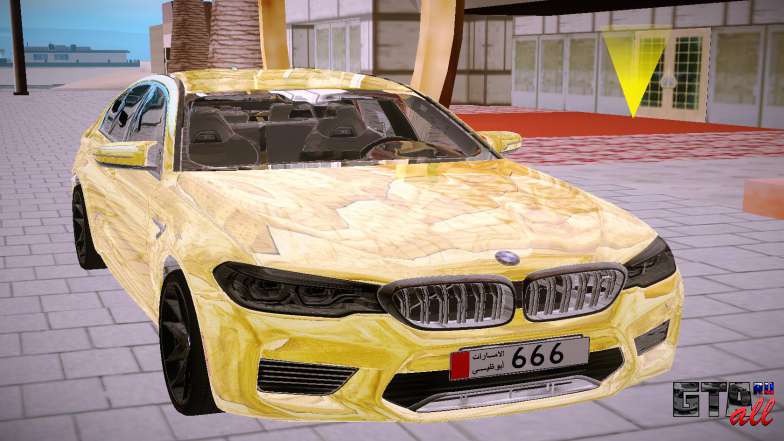 BMW M5 F90 для GTA San Andreas - вид спереди