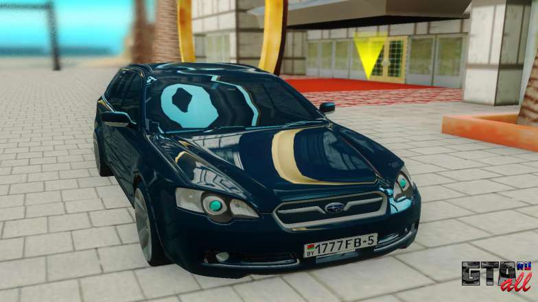 Subaru Legacy для GTA San Andreas - вид спереди