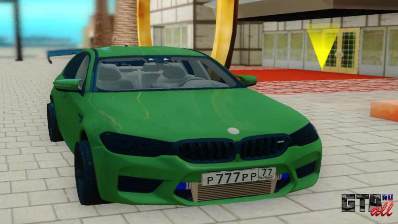 BMW M5 F90 для GTA San Andreas - вид спереди