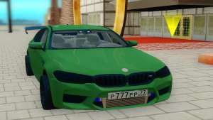 BMW M5 F90 для GTA San Andreas - вид спереди