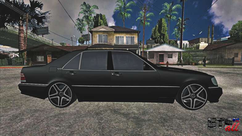 Mercedes-Benz S600 W140 AMG для GTA San Andreas - вид сбоку