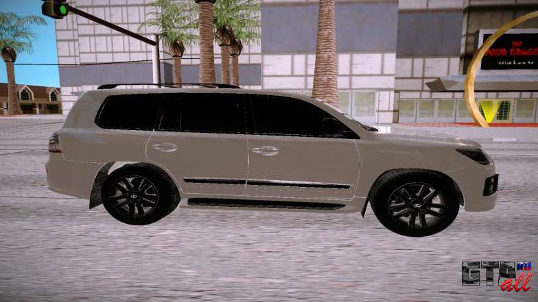 Lexus LX570 для GTA San Andreas - вид сбоку