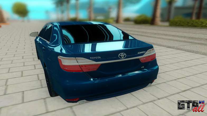 Toyota Camry V55 для GTA San Andreas - вид сзади