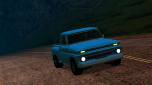 Chevrolet C10 Stepside Pickup 1965 для GTA San Andreas - вид спереди