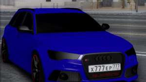 Audi RS6 для GTA San Andreas - вид спереди