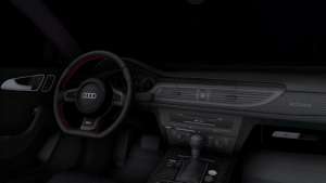 Audi RS6 для GTA San Andreas - вид изнутри