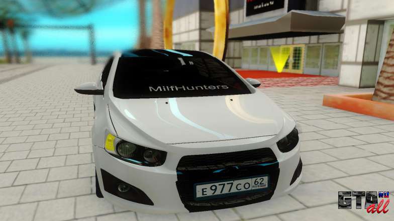 Chevrolet Aveo для GTA San Andreas - вид спереди