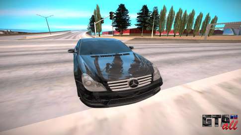 Mercedes-Benz CLS для GTA San Andreas - вид спереди