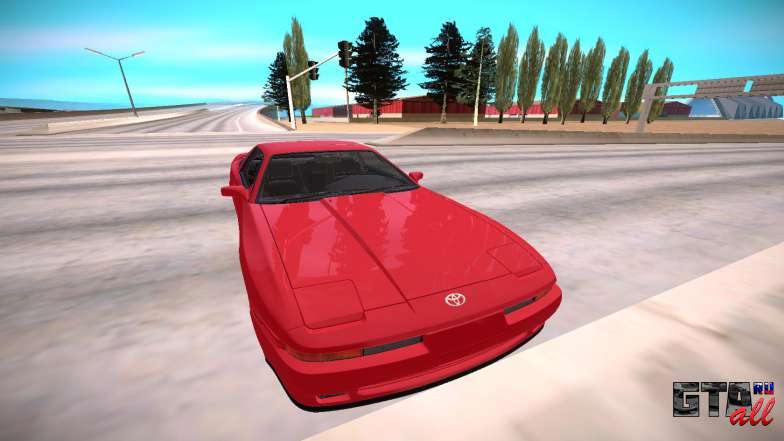 Toyota Supra MKIII для GTA San Andreas - вид спереди