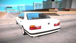 BMW M5 E34 для GTA San Andreas - вид сзади